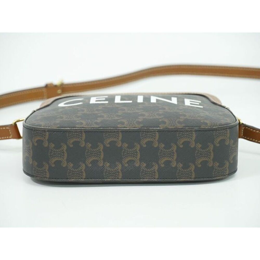 Authentic Celine Triomphe Small Shoulder Bag Poch… - image 4